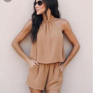 Pick up Line Pocketed Romper from Vici